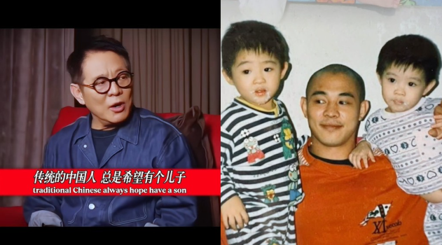 李连杰曝母亲重男轻女，自揭追仔四度失败，忆首次当爸竟感徬徨