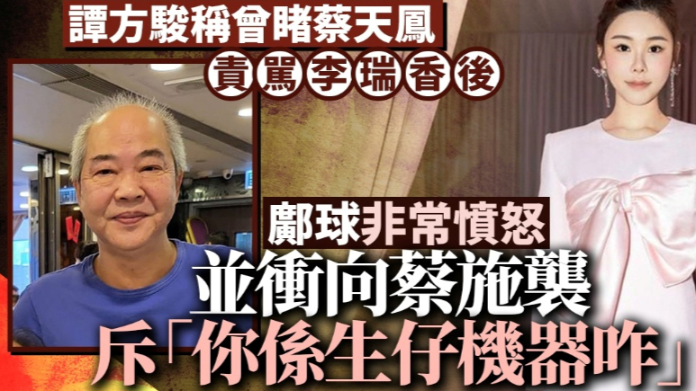 蔡天凤碎尸案｜谭方骏称目击邝球向蔡天凤施袭，并爆粗：你只是个生育机器！