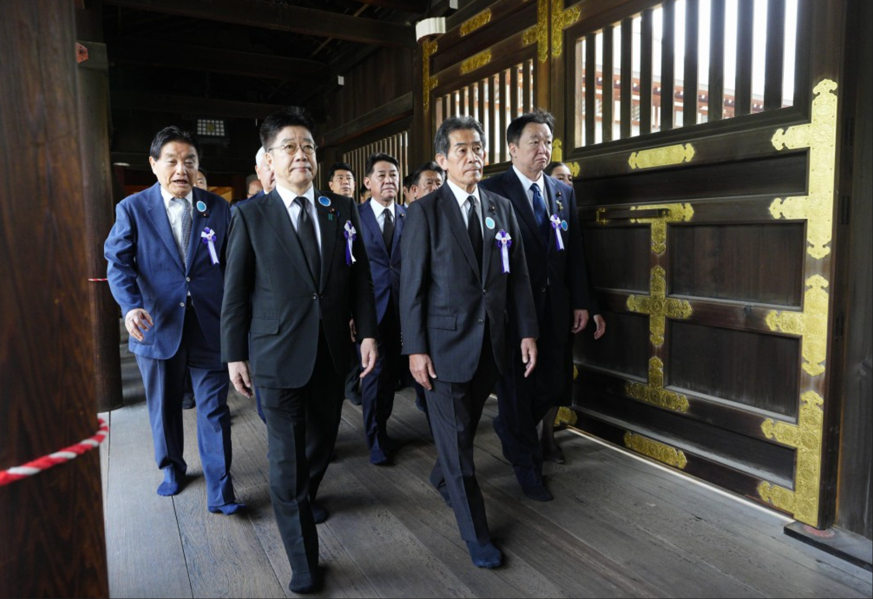 中国驻日大使馆提出严正交涉，今再有日自民党高层参拜