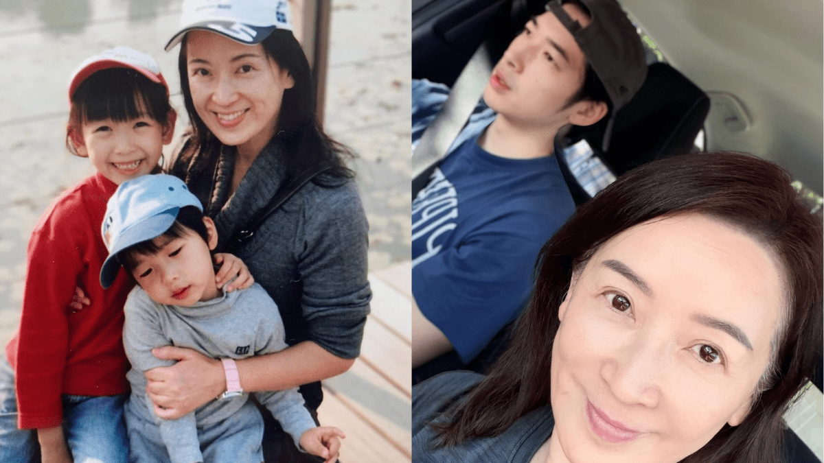 龚慈恩在加拿大罕见与学霸儿子同框，林卓毅现任实习律师身高一米九星味浓