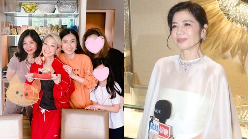 钟楚红贺郑秀文54岁生日状态曝光，神采飞扬极冻龄，走出谷薇丽离世阴霾
