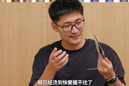 影视飓风Tim吐槽iPhoneDuo录视频发热严重：烫的握不住，一边很凉一边可以煎鸡蛋