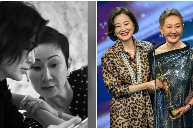 施南生离世丨林青霞贴黑白照念闺密：不舍还是得放手，相交逾40年视生命中贵人，女儿当施南生为第二个妈妈