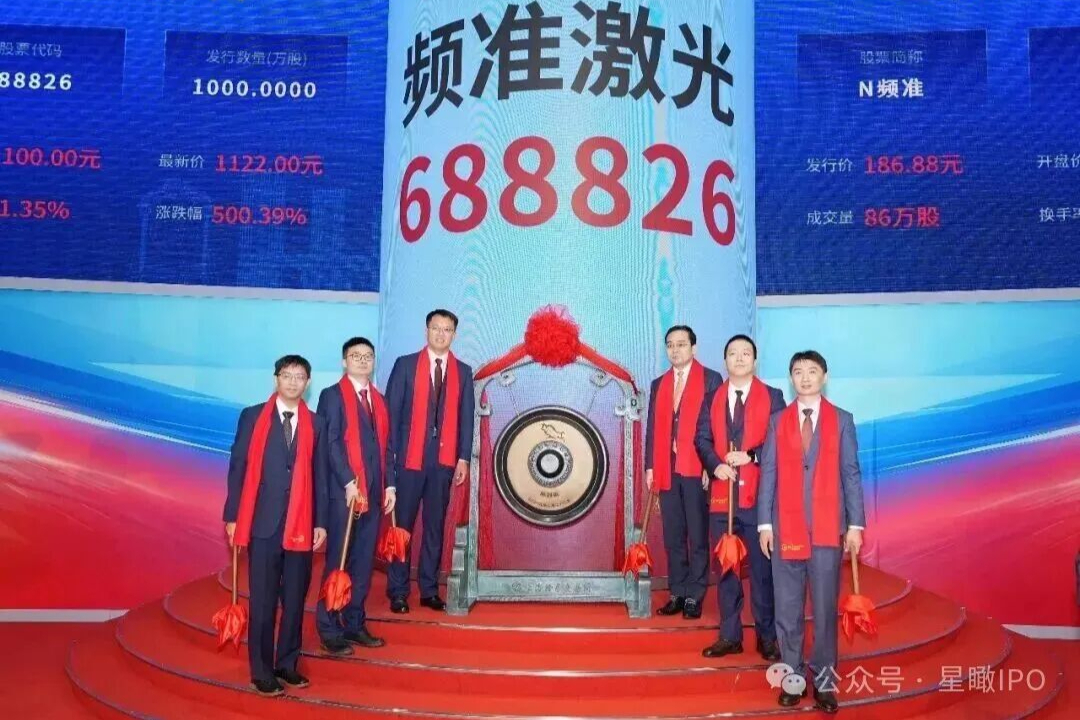 频准激光隐瞒董秘“黑料”惹争议，上市次日暴跌18%