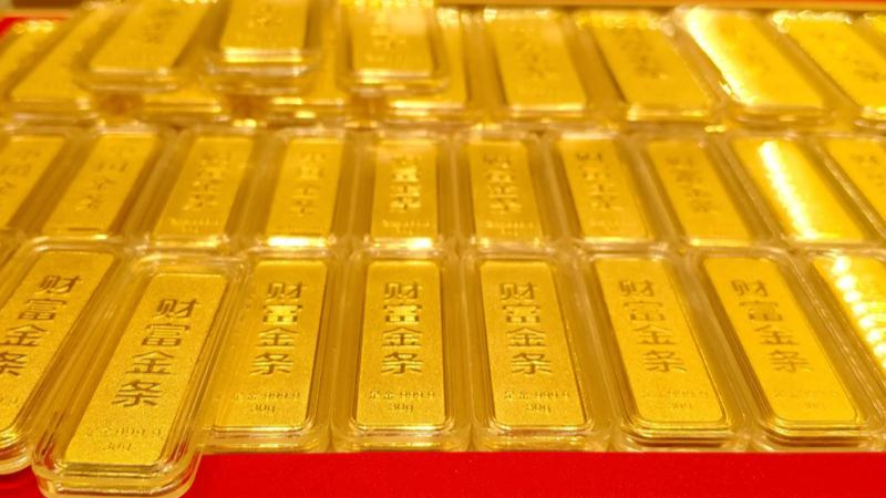 黄金突然直线反弹