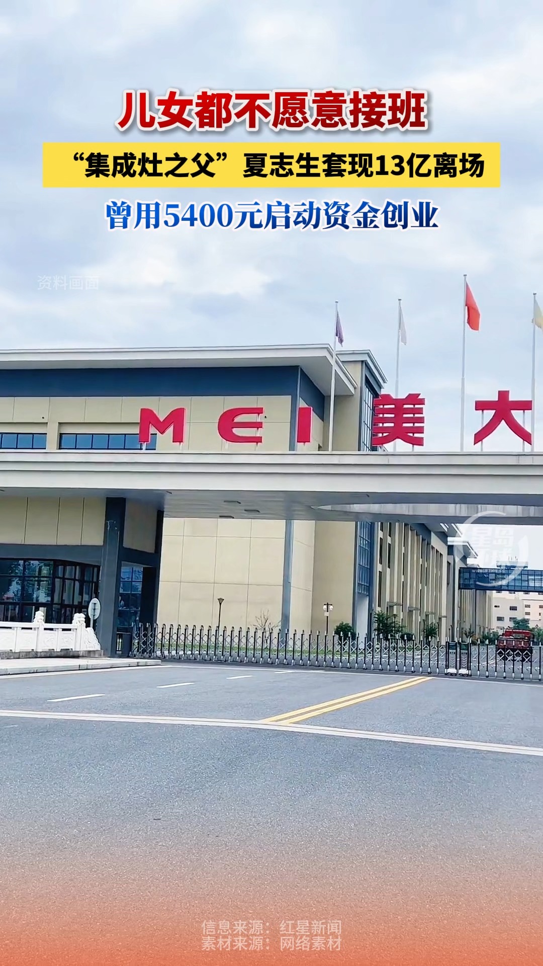 儿女都不愿接班！“集成灶之父”夏志生套现13亿离场