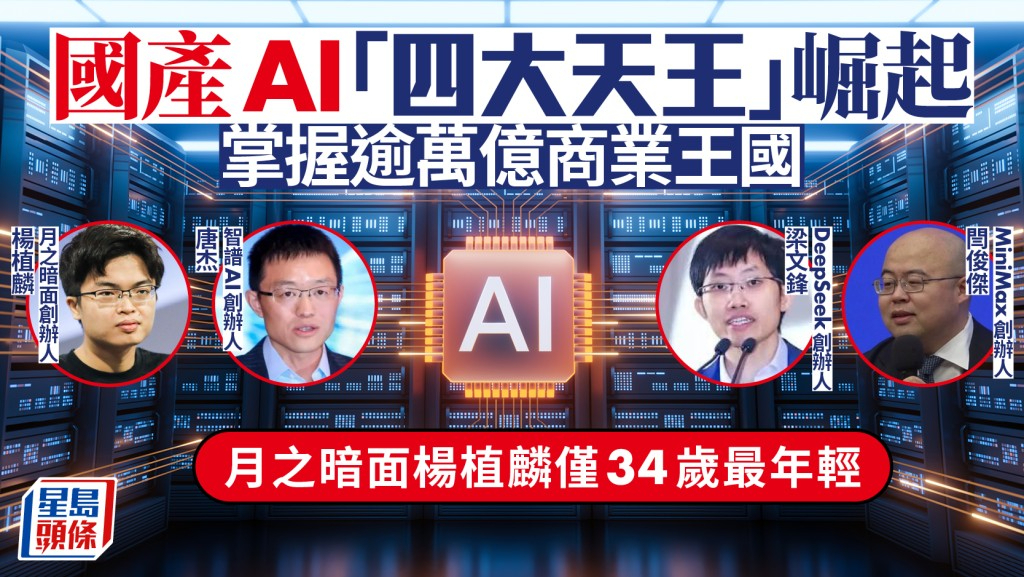 国产AI“四大天王”崛起，掌握逾万亿商业王国