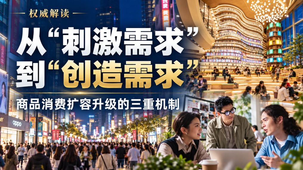 权威解读丨从“刺激需求”到“创造需求”——商品消费扩容升级的三重机制