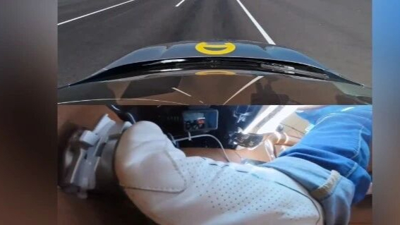 懂车帝曝尊界V800测试中刹车踏板支架断裂