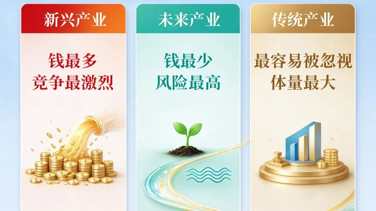 新兴产业、未来产业、传统产业：金融活水怎么流？