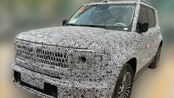 30万级硬派SUV！全新魏牌蓝山谍照曝光：方盒子造型配大联屏