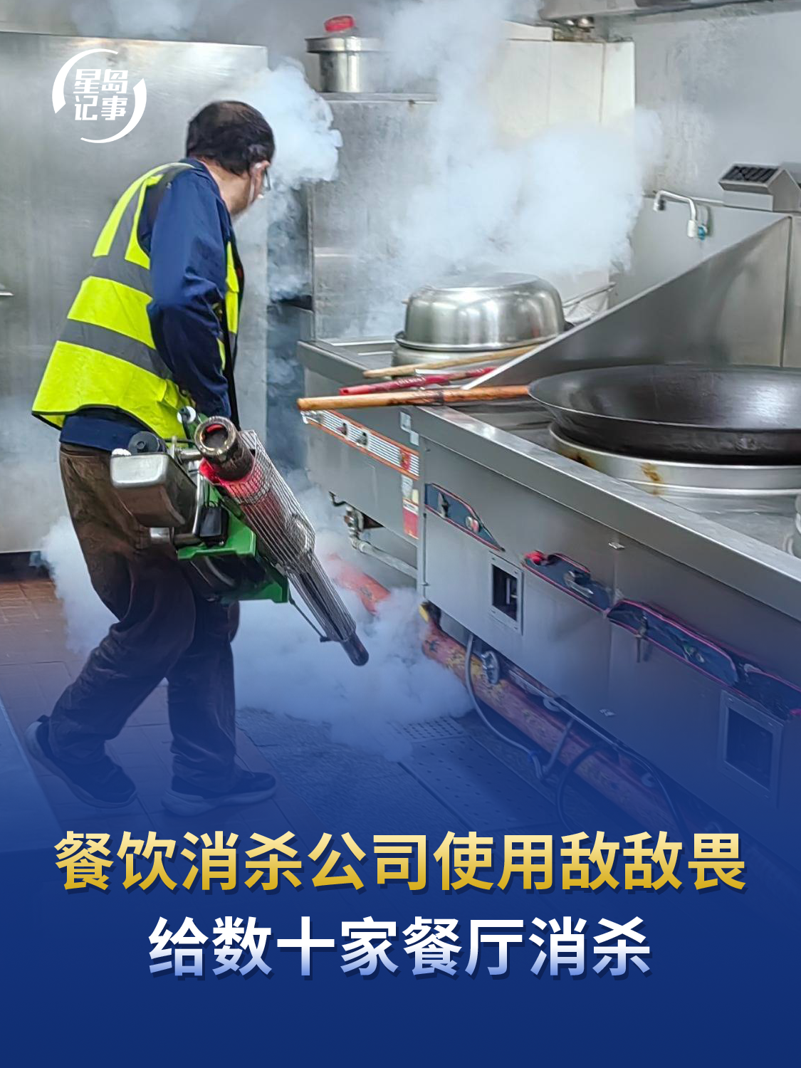 餐饮消杀公司使用敌敌畏，员工称经手消杀过的餐厅“打死也不会去吃” 