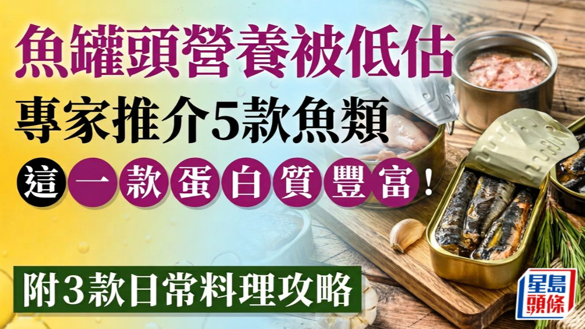鱼罐头营养被低估！专家推介5款鱼类 这一款蛋白质丰富,附3款日常料理攻略
