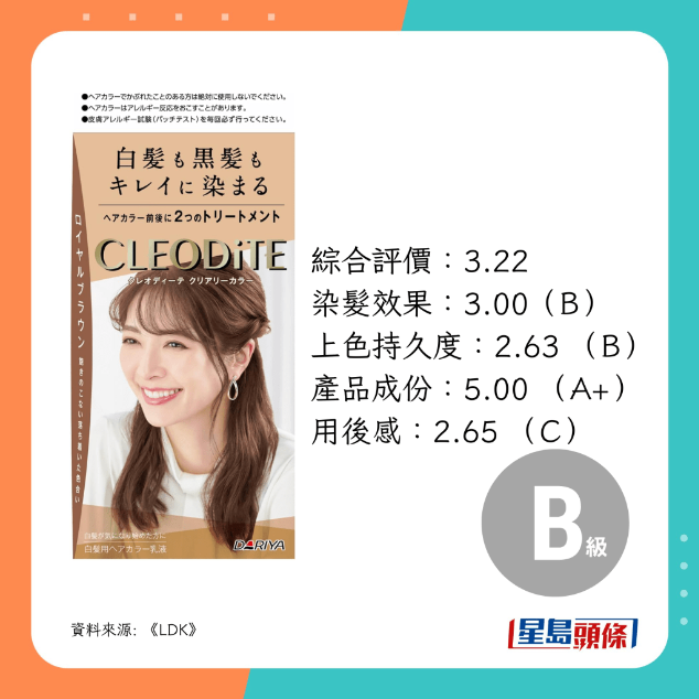 DARIYA - CLEODiTE Quasi-Drug Gray Hair Dye DARIYA - CLEODiTE Quasi-Drug Gray Hair Dye