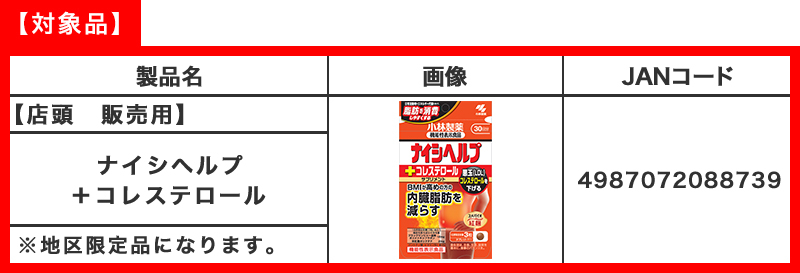 须回收“ナイシヘルプ+コレステロール”。
