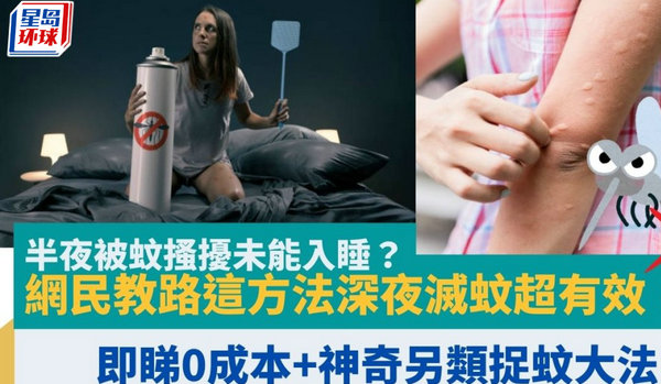 用这方法深夜灭蚊超有效 用这方法深夜灭蚊超有效