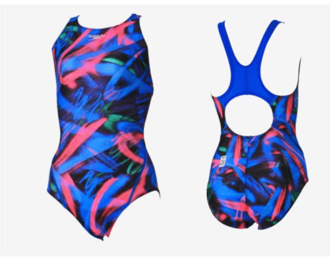 FINA认可的Speedo Flexex女士Comfocut连身泳衣 $1,299,较高的领口设计有助减少水的渗入,而背部的Cut Out设计及宽肩带则可减少勒痕感。 FINA认可的Speedo Flexex女士Comfocut连身泳衣 $1,299,较高的领口设计有助减少水的渗入,而背部的Cut Out设计及宽肩带则可减少勒痕感。