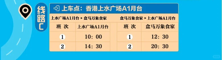 盒马年货巴士路线 C 盒马年货巴士路线 C
