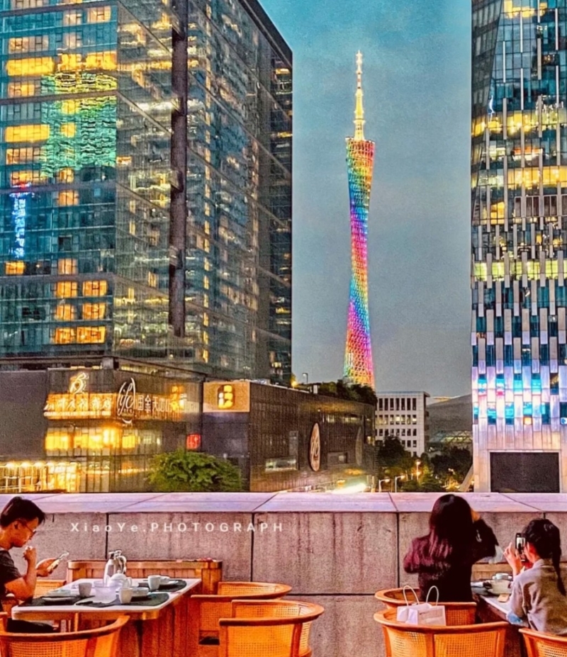 常来小聚 广州塔绝美风景 常来小聚 广州塔绝美风景