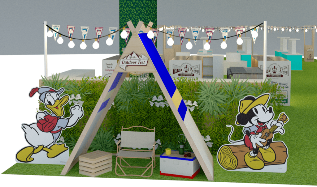 “Lifelike Outdoor Fest Disney 限定店”（官方提供）