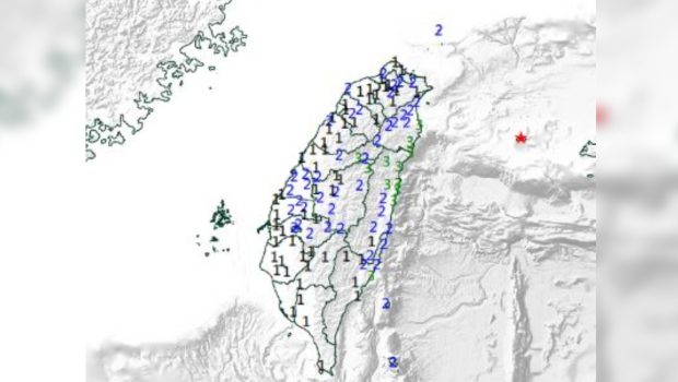 台湾宜兰外海6.2级地震，冲绳有震感