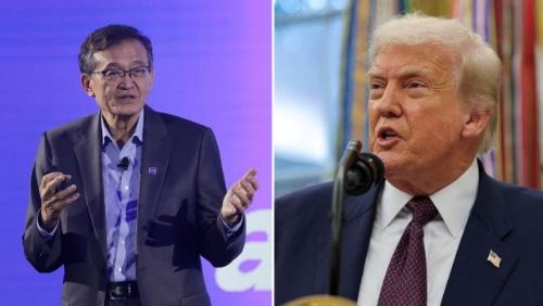 特朗普形容和陈立武会面非常有趣。